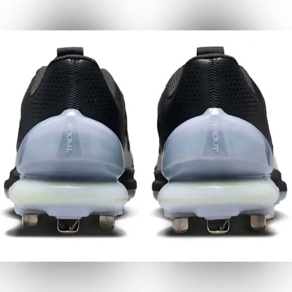 New Nike Force Zoom Trout 8 Pro Baseball Cleats CZ5915-010 Black White size 8 main image 7